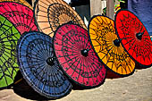 Bagan Myanmar. Htilominlo temple, souvenirs sold to the tourists.